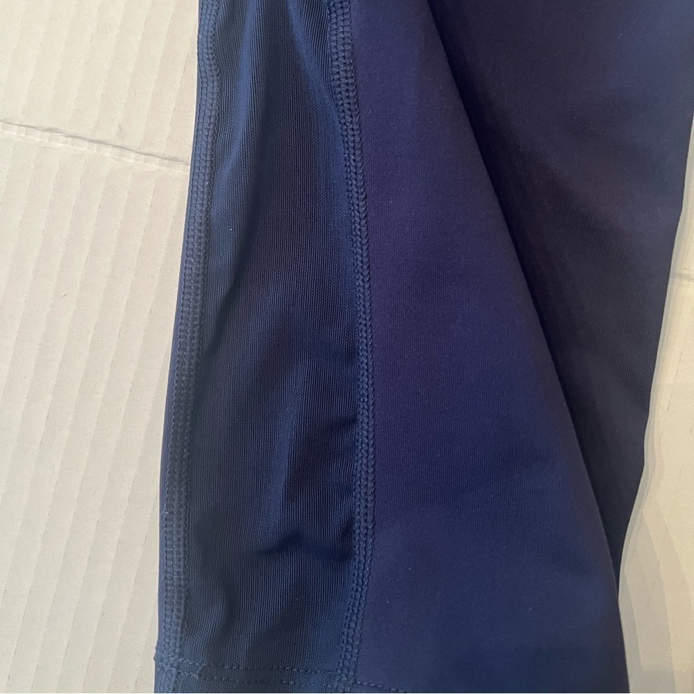 NIKE DRI FIT NAVY BLUE SIZE SMALL ANKLE RUNNING LEGGINGS - Picture 2 of 13